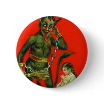 Here Comes The Krampus 1 Pinback Buttons