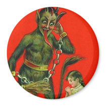 Here Comes The Krampus 1 Magnets