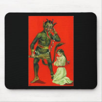Here Comes The Krampus 1 Mouse Pads