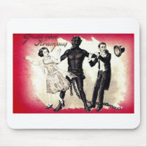 Here Comes The Krampus 3 Mouse Pads