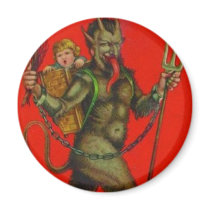 Here comes the Krampus! Refrigerator Magnet