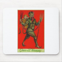Here comes the Krampus! Mouse Pad