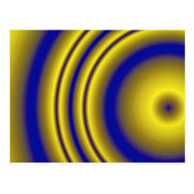 Here comes the sun, computer-generated gradient post cards