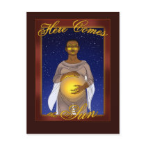Here Comes the Sun Postcard