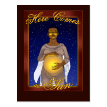 Here Comes the Sun Postcard