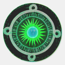 Here comes the sun sticker