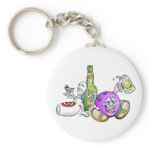 Here for the Beer! Keychains