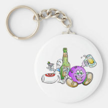 Here for the Beer! Keychains
