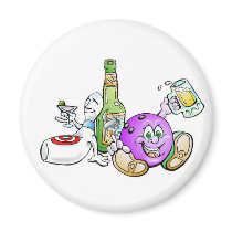 Here for the Beer! Fridge Magnets