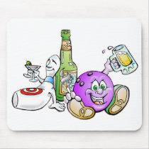 Here for the Beer! Mouse Pads