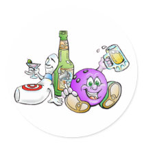 Here for the Beer! Stickers