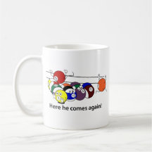 Here He Comes mugs