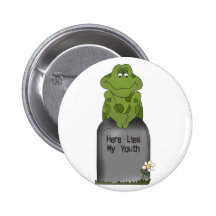 Here Lies My Youth Buttons