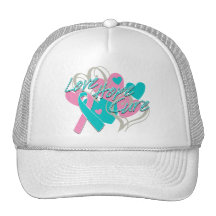 Hereditary Breast Cancer Love Hope Cure Hats