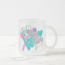 Hereditary Breast Cancer Love Hope Cure Mugs