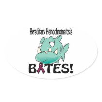 Hereditary Hemochromatosis BITES Stickers
