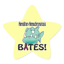 Hereditary Hemochromatosis BITES Star Sticker