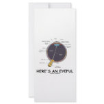 Here's An Eyeful (Eye Anatomy Humour) rack cards