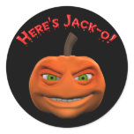 Here's Jack-O Pumpkin Sticker