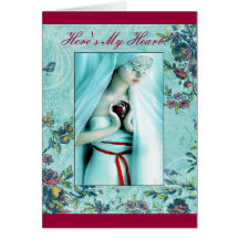 Here's My Heart 2 Valentine's Day card