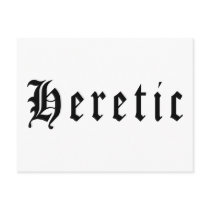 Heretic 1 post card