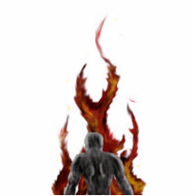 Heretic In Flames Standup Cut Out