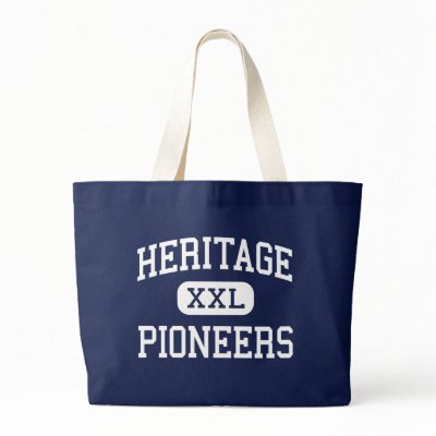 Heritage - Pioneers - High - Lynchburg Virginia Bags by customteamsportswear