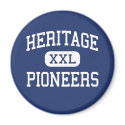 Heritage - Pioneers - High - Lynchburg Virginia magnets