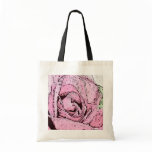 Heritage Rose block print Canvas Bags