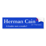 Herman Cain 2012 Bumper Sticker bumper stickers