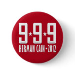 Herman Cain 2012 buttons