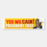 Herman Cain 2012 - President - Bumper Sticker