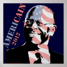 Herman Cain AmeriCain 2012 Poster