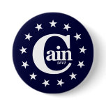 Herman Cain for President 2012 3" Campaign Button