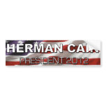 herman cain for president 2012 bumper sticker bumper stickers