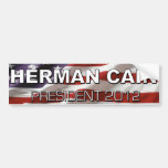 herman cain for president 2012 bumper sticker