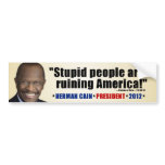 Herman Cain for President bumper stickers