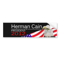 Herman Cain - President 2012 Bumper Sticker