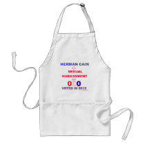 Herman Cain + Sex Harassment = ooo Votes Apron
