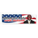 Herman Cain Will Deliver, Patriotic Bumper Sticker bumper stickers