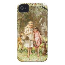 Hermann Vogel - Snow White and Rose Red Case-Mate iPhone 4 Case