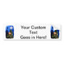 Hermit Crab Climbing Down the Christmas Tree Bumper Stickers