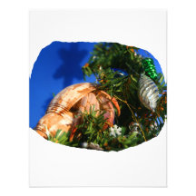 Hermit Crab in Tree blue background cutout Personalized Invitations