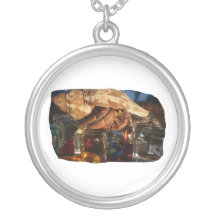 Hermit Crab on Ice Cubes Pendants
