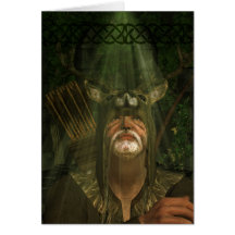 Herne The Hunter - Fantasy Art Greeting Card