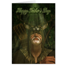 Herne The Hunter Father's Day Card