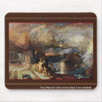 Hero And Leander'S Farewell By Turner Joseph Mallo Mousepads