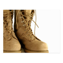 hero boots postcard