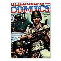 Hero Comics Greeting Card