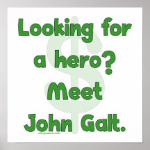 Hero John Galt Print